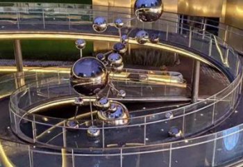 公園水滴景觀雕塑，鏡面拋光雕塑，鍛造工藝