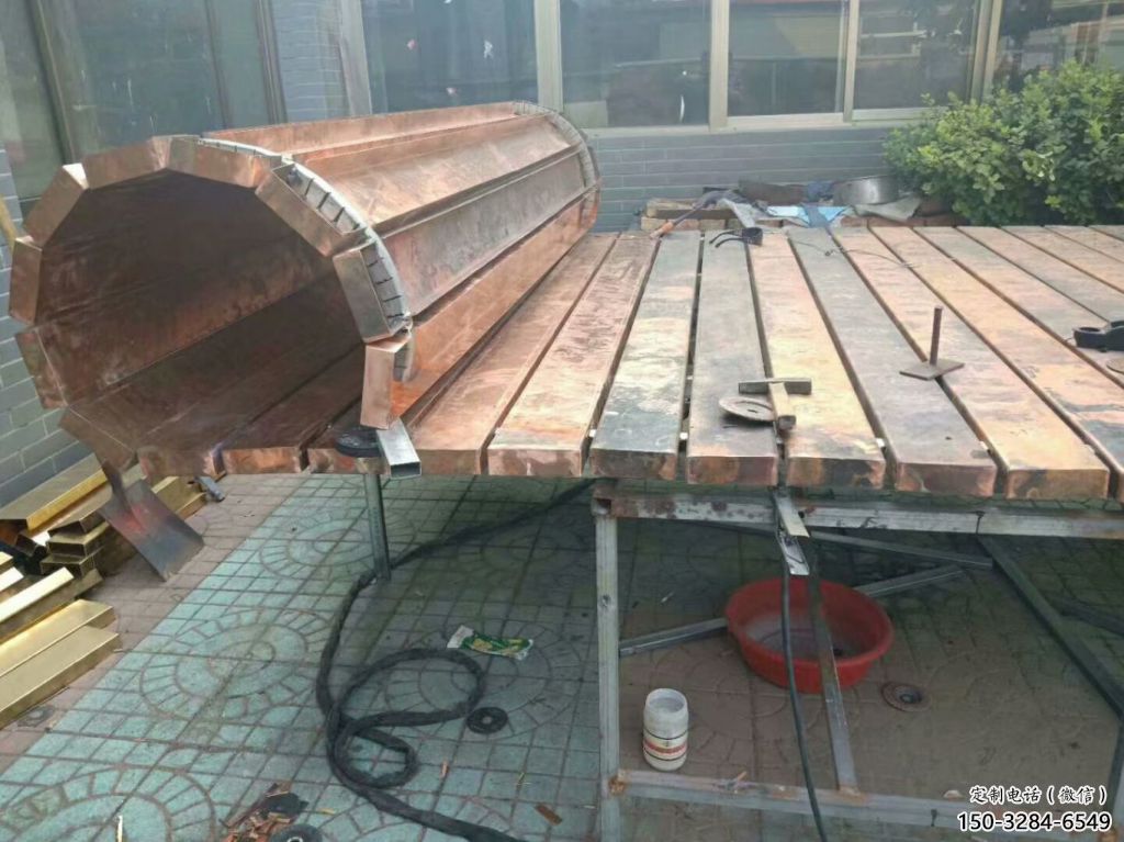 酒店書卷雕塑，鍍金歐式雕塑，仿古擺件