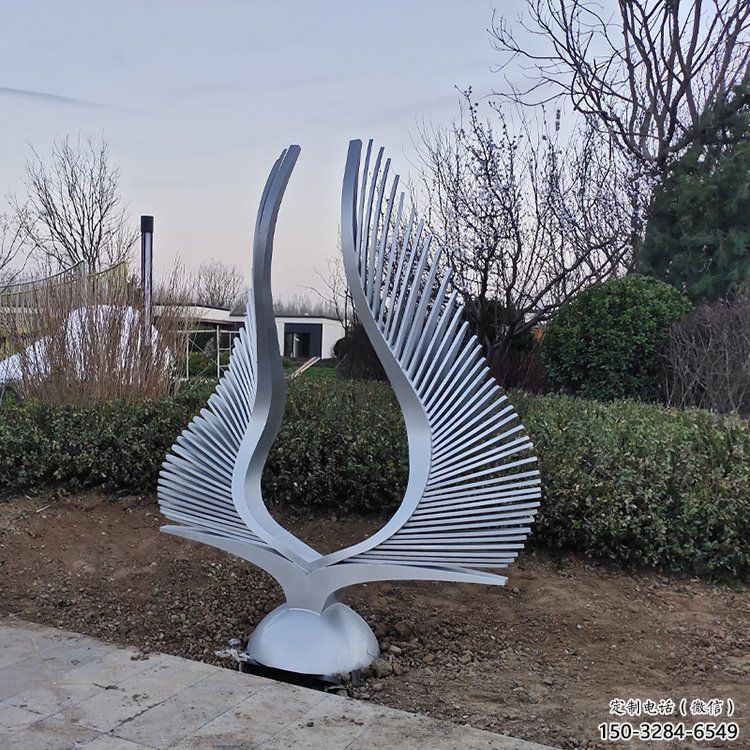 幼兒園翅膀雕塑，鐵藝文化雕塑，鑄造制作