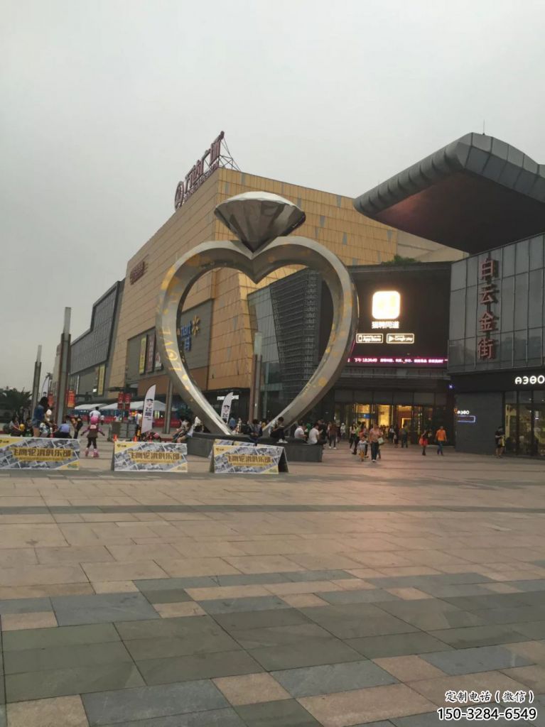 酒店戒指雕塑 景觀美陳小品 現代雕塑