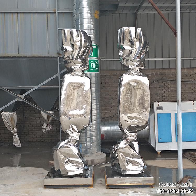 大門口糖果雕塑 發(fā)光公園小品 仿真雕塑
