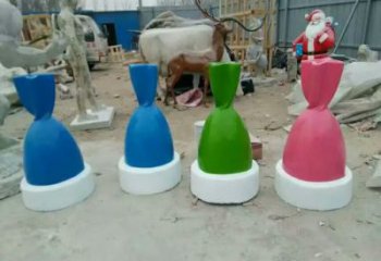 公園糖果雕塑 戶外景觀擺件 抽象雕塑