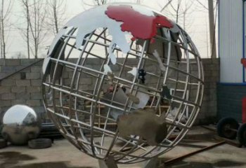 大門口地球雕塑 發光公園小品 仿真雕塑