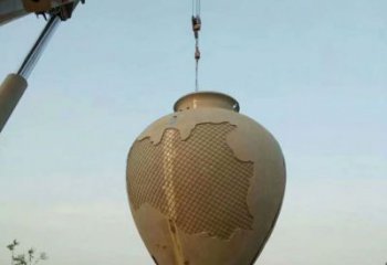 庭院瓶子雕塑 公園草地小品 鍛造雕塑