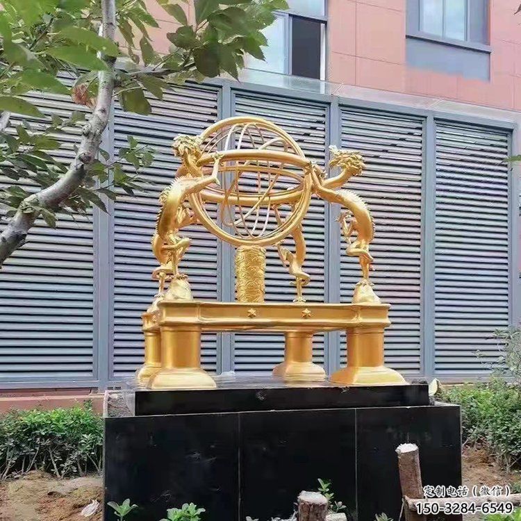 地動儀雕塑，仿古景觀雕塑，仿古擺件