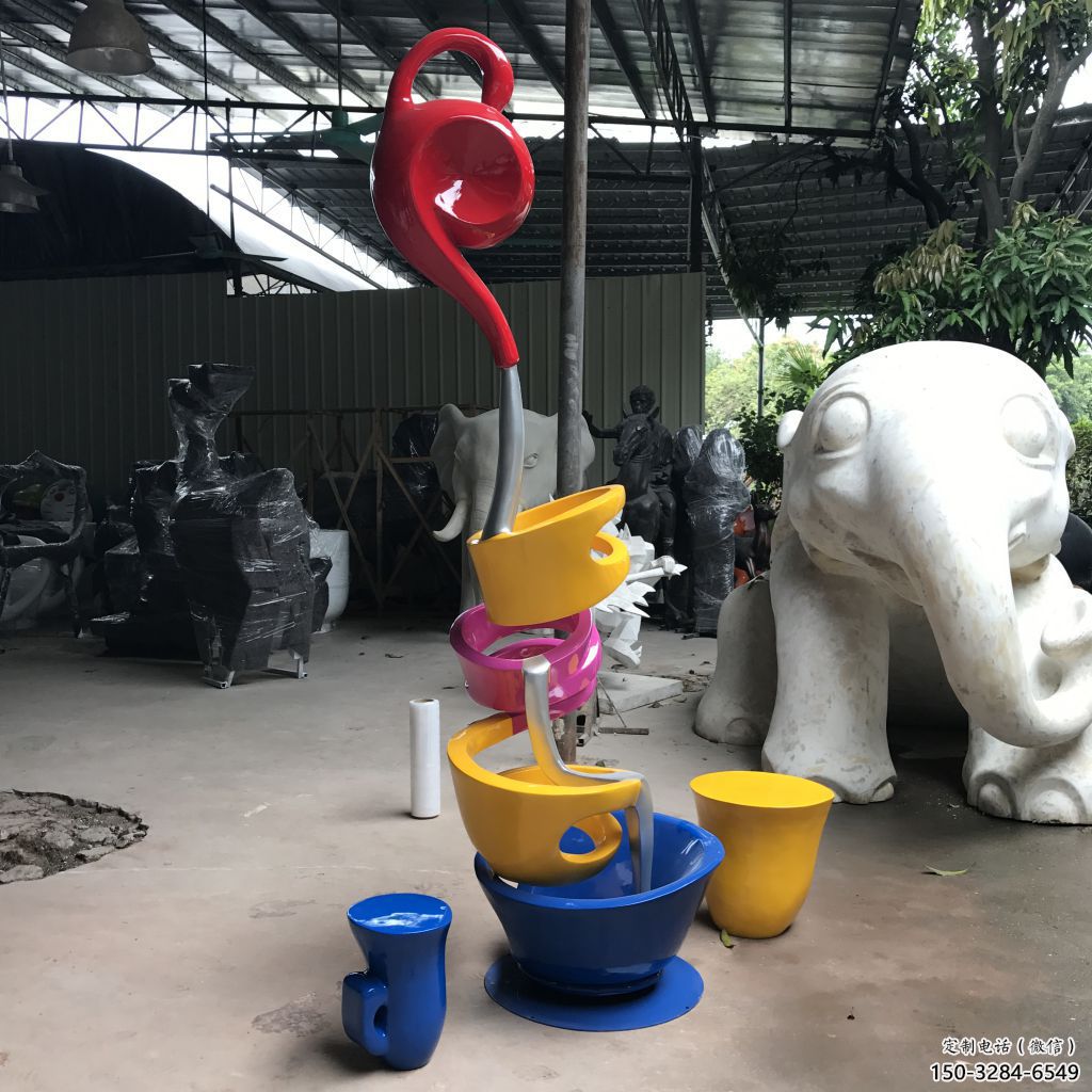 草地懸壺雕塑 現(xiàn)代校園小品 大型雕塑