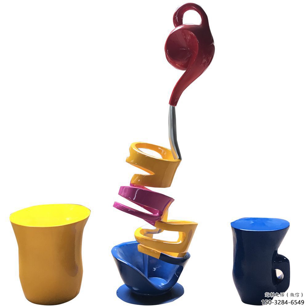 大門口懸壺雕塑 發(fā)光公園小品 仿真雕塑