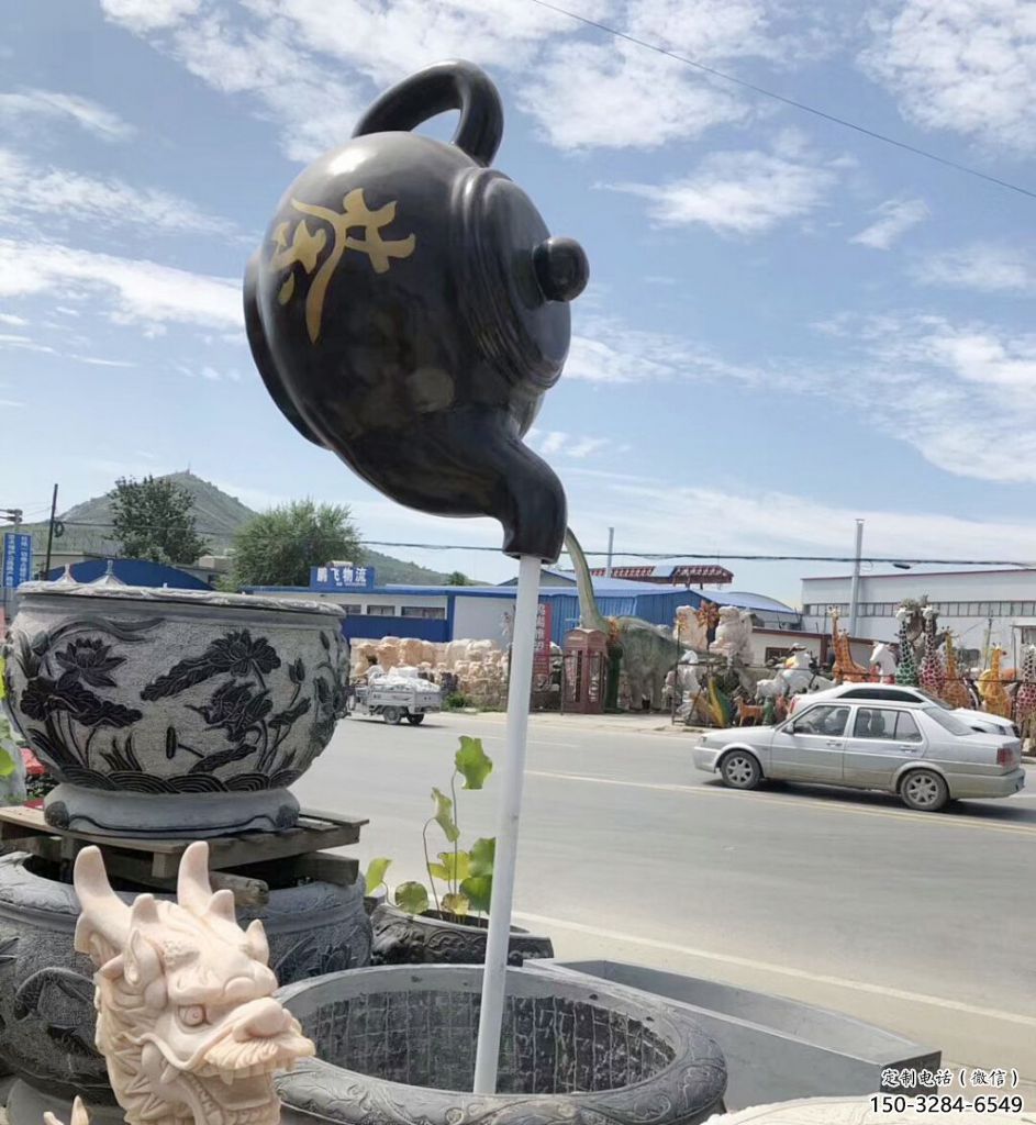公園懸壺雕塑價格 鏡面公園擺件 景觀場雕塑