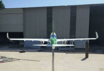 庭院飛機(jī)雕塑 公園草地小品 鍛造雕塑