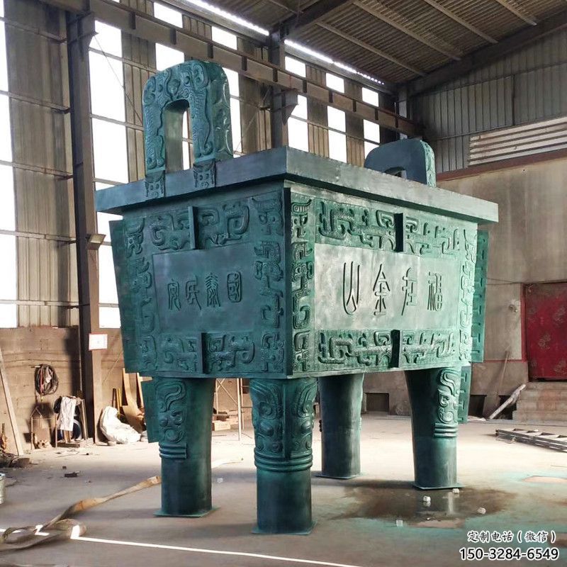 別墅區(qū)福鼎雕塑 大型別墅區(qū)擺件 剪影雕塑