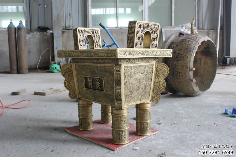 商業(yè)街福鼎雕塑 烤漆擺件 彩繪雕塑