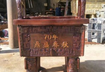 街頭福鼎雕塑 大型別墅區(qū)擺件 鋼管雕塑