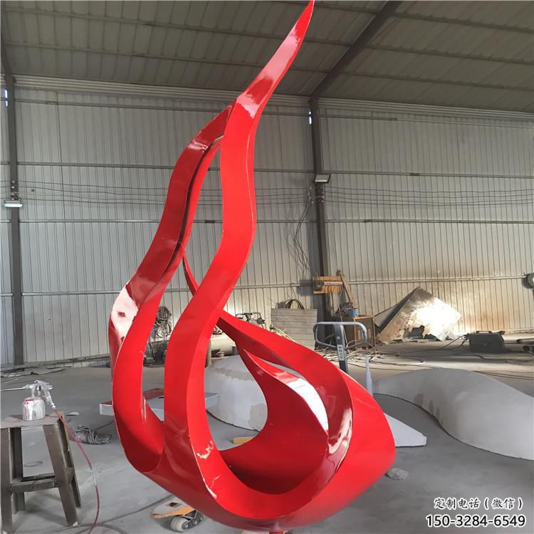 住宅小區火焰雕塑 啞光景觀擺件 公園雕塑