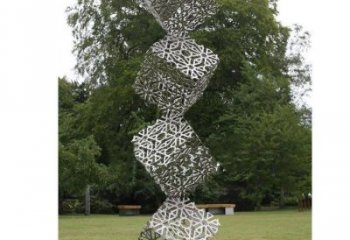 商業街積木雕塑 烤漆擺件 彩繪雕塑