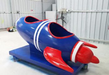 街頭火箭雕塑 大型別墅區(qū)擺件 鋼管雕塑