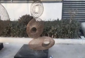 水景飄帶雕塑 彩繪剪紙小品 現(xiàn)代雕塑