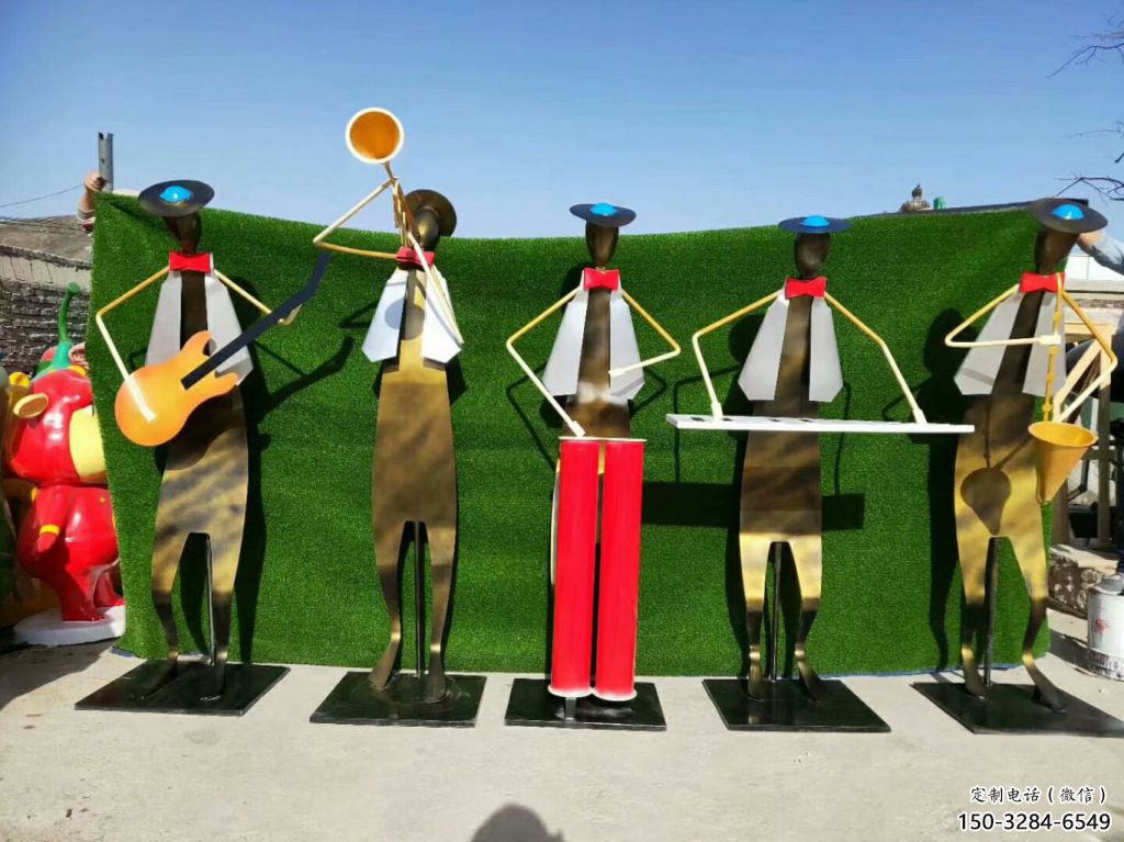 酒店音符雕塑 景觀美陳小品 現(xiàn)代雕塑