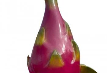 彩繪火龍果雕塑 仿真雕塑 步行街擺件