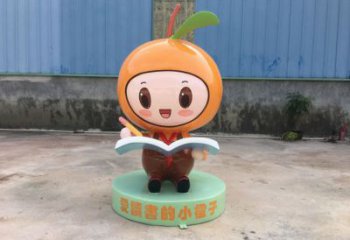 仿真橙子雕塑 酒店公園雕塑 風景區擺件