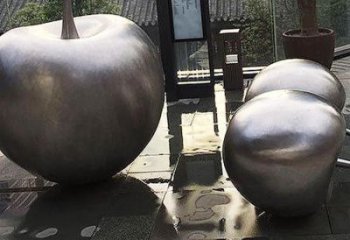 燈光櫻桃雕塑 懸空餐飲店水果雕塑 商業街雕塑