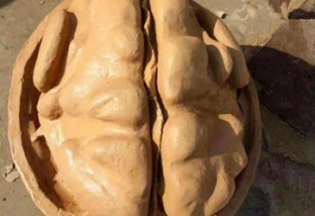 城市核桃雕塑 風(fēng)景區(qū)彩繪雕塑 抽象擺件