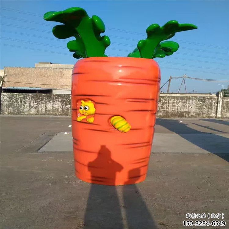 提供拉絲胡蘿卜雕塑 鏤空創意擺件 別墅區雕塑