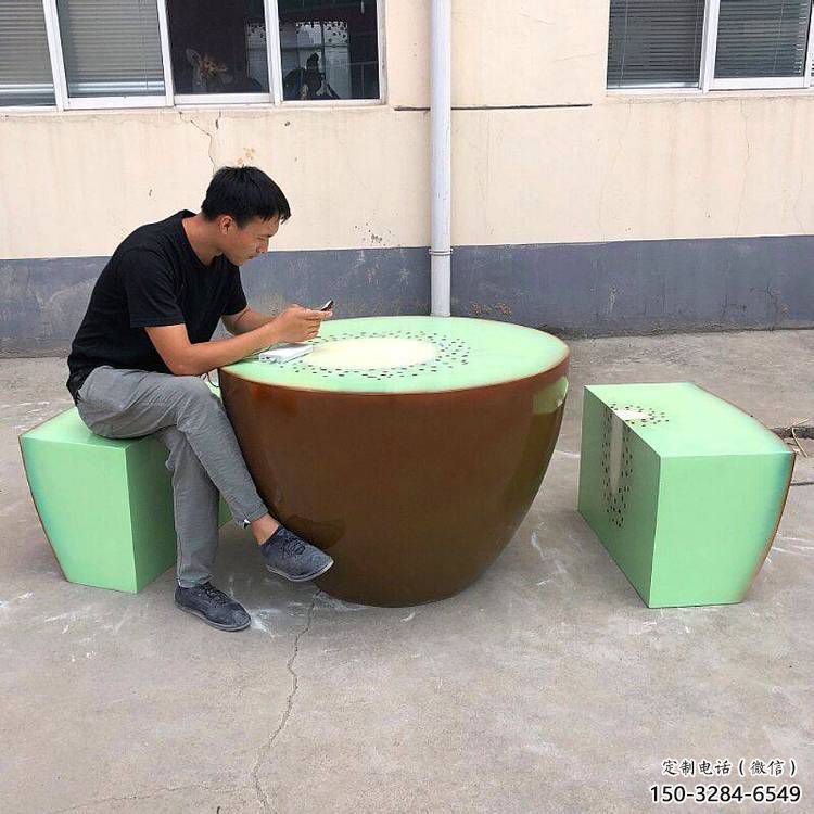 園林獼猴桃雕塑 大型景觀水果雕塑 中式雕塑