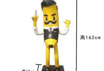 公園香蕉雕塑 酒店門口雕塑 彩繪擺件