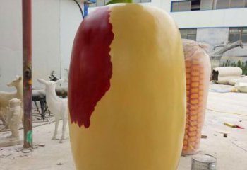 紅棗雕塑 歐式步行街水果雕塑 大型商場雕塑