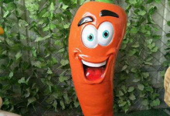 售樓處胡蘿卜雕塑 商業(yè)街仿真雕塑 果蔬擺件