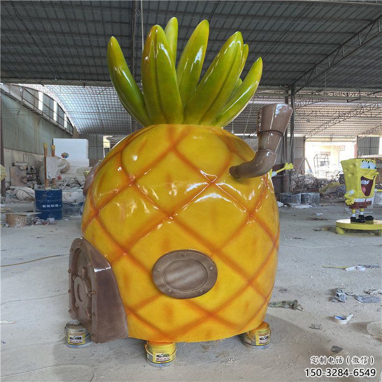 商業街菠蘿雕塑 售樓處雕塑 果蔬擺件