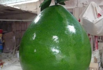 水景柚子雕塑 彩繪果蔬雕塑 現代水果雕塑