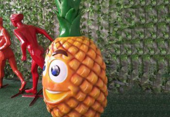 菠蘿雕塑 大型城市雕塑 商業街擺件