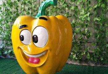 大型青椒雕塑 商業(yè)街廣場(chǎng)雕塑 古銅色擺件