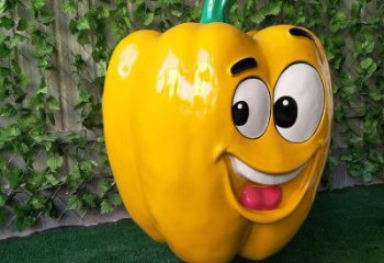 店門口青椒雕塑 創(chuàng)意景觀雕塑 仿真擺件