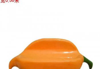 村口楊桃雕塑 啞光果蔬雕塑 公園水果雕塑