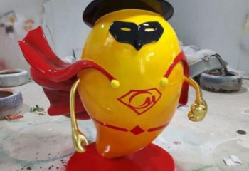 草地榴蓮雕塑 現(xiàn)代校園果蔬雕塑 大型水果雕塑