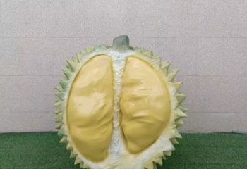 拉絲榴蓮雕塑 鏤空創意果蔬雕塑 別墅區水果雕塑