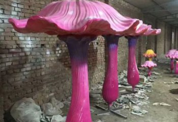 商場蘑菇雕塑 仿真雕塑 店門口小品