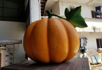 房地產(chǎn)南瓜雕塑 現(xiàn)代景觀水果雕塑 幾何果蔬雕塑