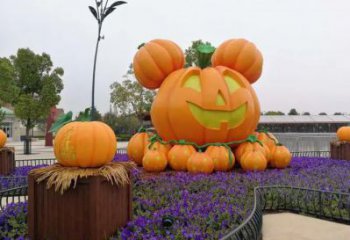 商業(yè)街南瓜雕塑 售樓處雕塑 果蔬擺件