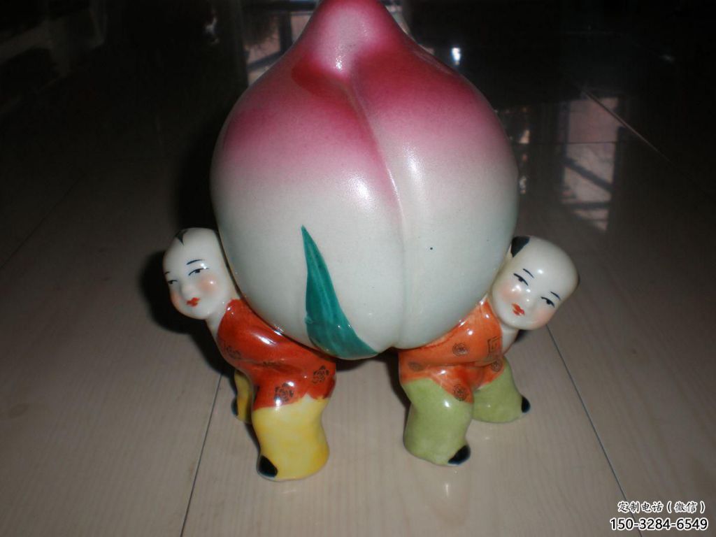 店門口桃子雕塑 創(chuàng)意景觀雕塑 仿真擺件