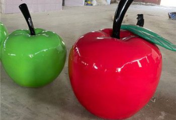 彩繪西紅柿雕塑 仿真雕塑 步行街?jǐn)[件