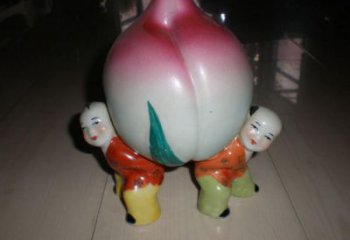 店門(mén)口桃子雕塑 創(chuàng)意景觀雕塑 仿真擺件