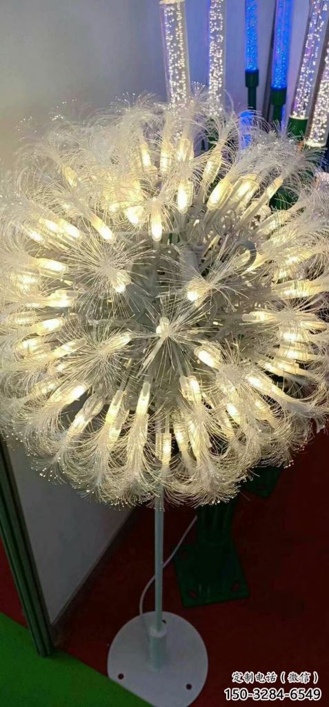 蒲公英雕塑 仿真景觀植物雕塑 烤漆花卉雕塑