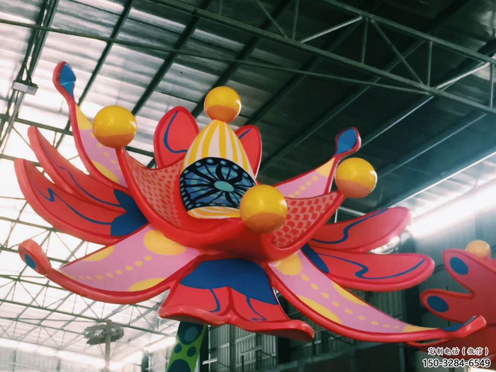 廣場向日葵雕塑 抽象花卉雕塑 烤漆植物雕塑