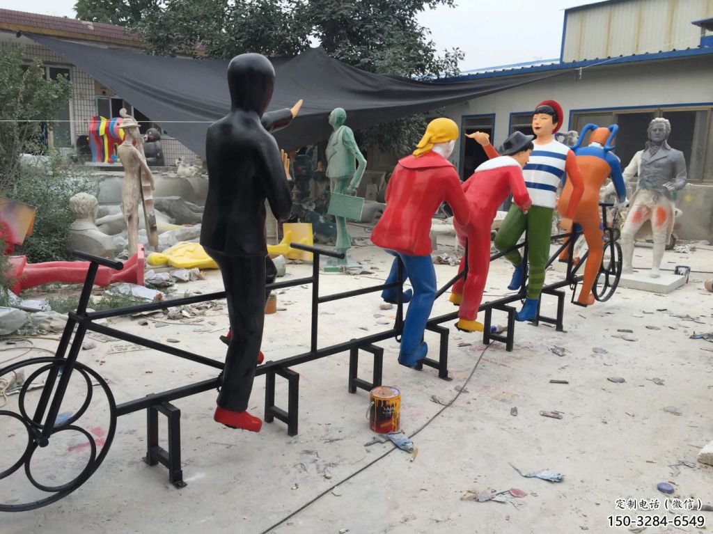 風景區小丑雕塑廠 售樓處廣場雕塑 仿古擺件