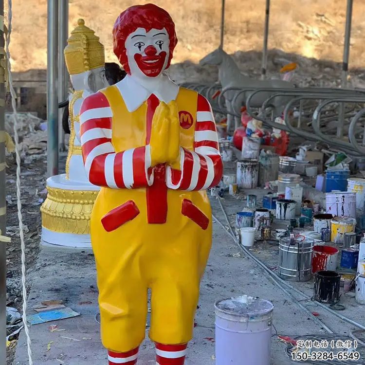 小丑雕塑廠家 廣場(chǎng)民俗雕塑 門(mén)口小品