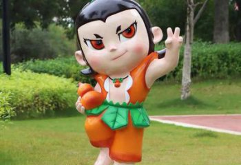 戶外葫蘆娃雕塑廠 噴漆卡通雕塑 燈光動(dòng)漫雕塑