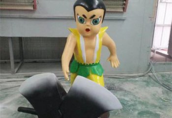 商場(chǎng)葫蘆娃雕塑廠家 卡通雕塑 店門(mén)口小品